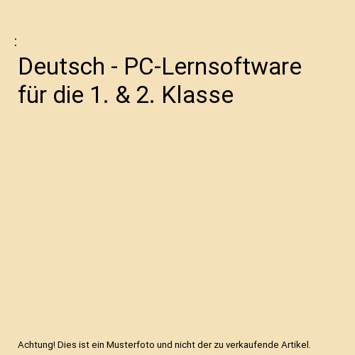 Deutsch lernsoftware für - -, pc-lernsoftware
